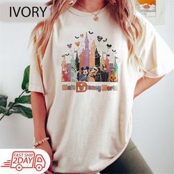 vintage disney mickey and friends halloween comfort colors shirt, mickey minnie halloween,walt disney world halloween,di