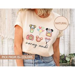 disney vacay mode shirts, disneyland shirt, disneyworld shirt, disney vacation 2023, disney 2023 shirt, womens disney sh