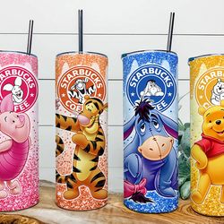 disney winnie the pooh tumbler, disney the pooh and friends characters group cup, disney family matching cup, pooh bear