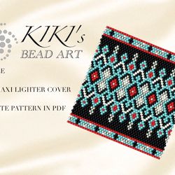 peyote pattern, bead pattern for bic maxi lighter cover noble peyote beading pattern in pdf instant download