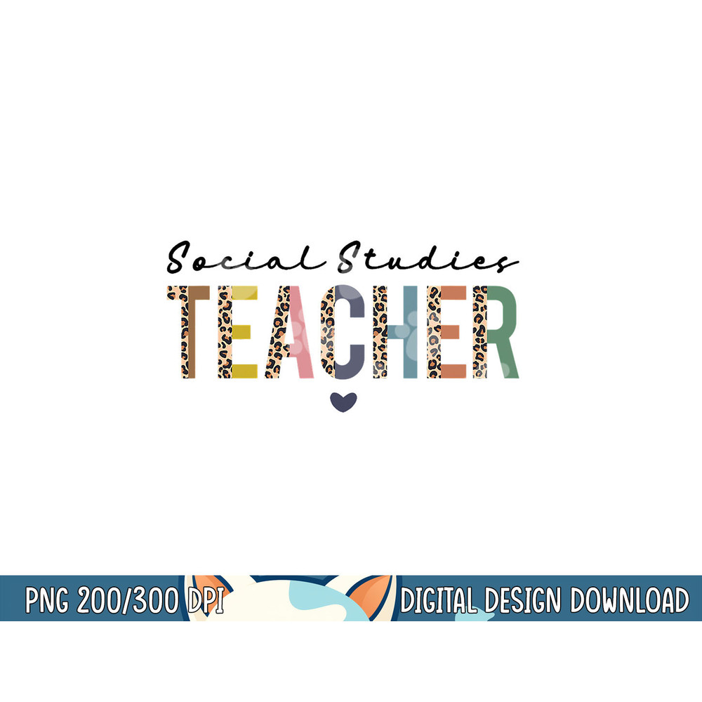 Social Studies Teachers Boho Social Studies Teacher png, sublimation copy.jpg