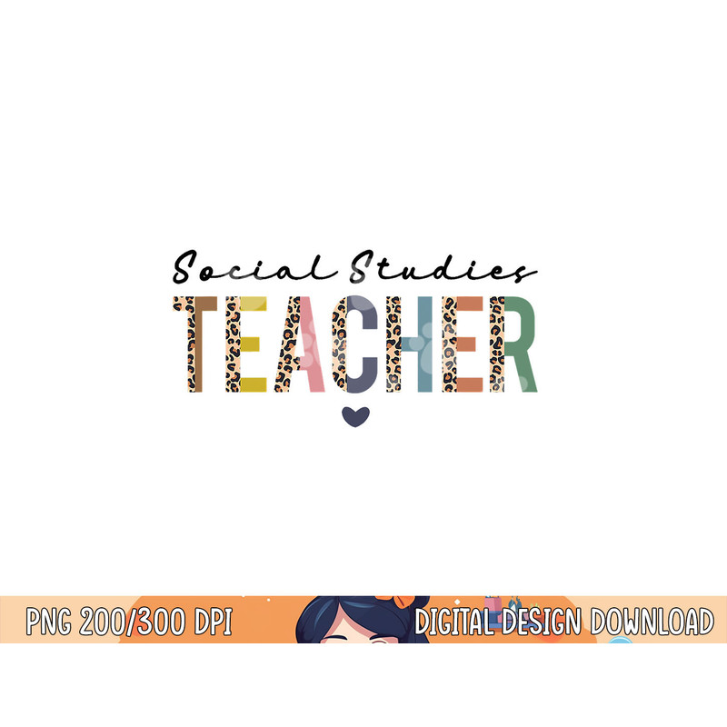 Social Studies Teachers Boho Social Studies Teacher png, sublimation copy.jpg