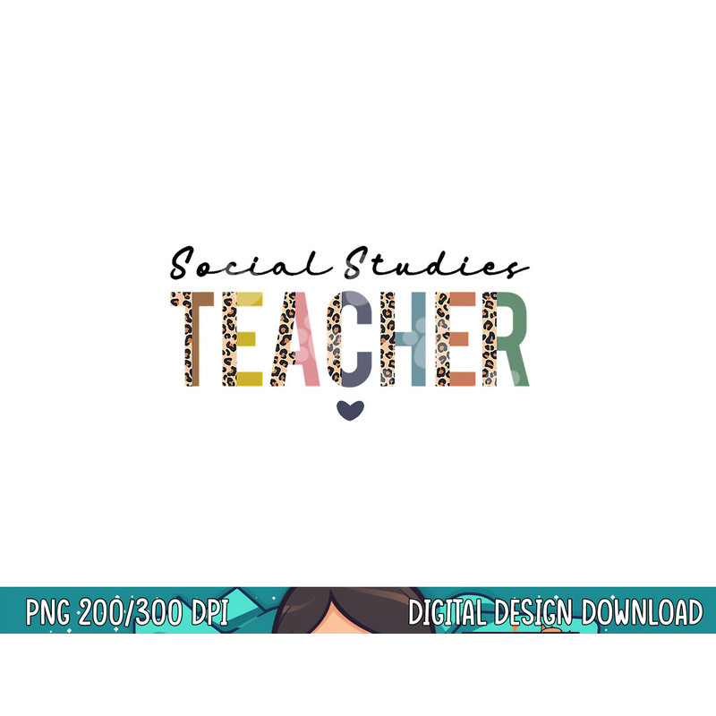 Social Studies Teachers Boho Social Studies Teacher png, sublimation copy.jpg