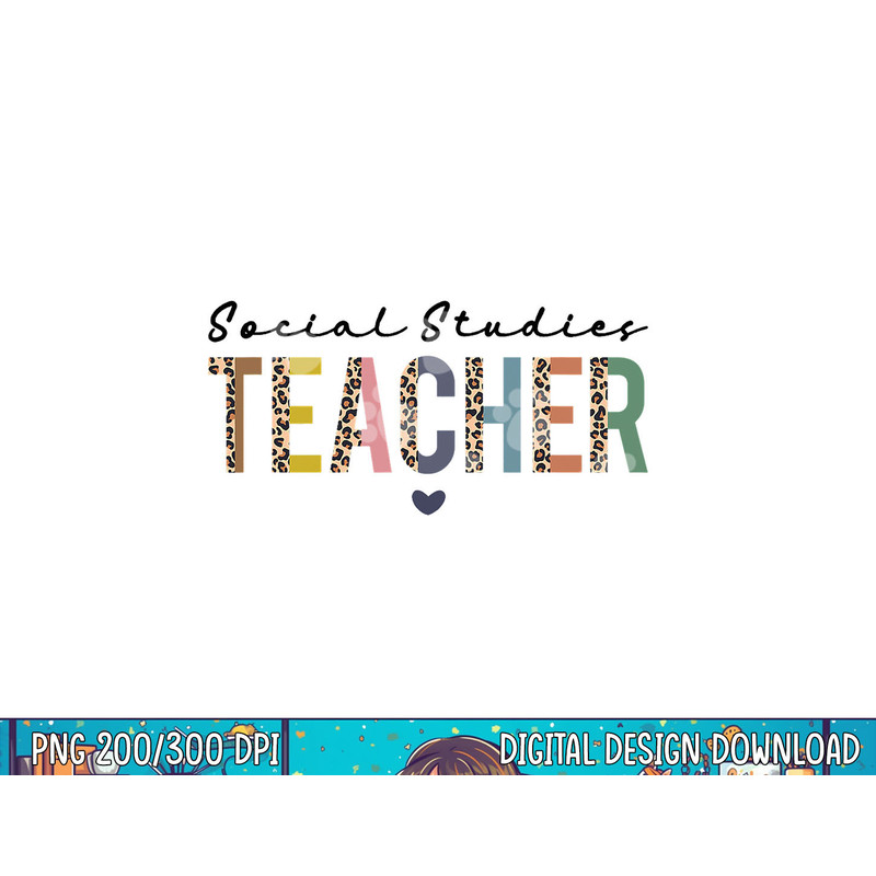 Social Studies Teachers Boho Social Studies Teacher png, sublimation copy.jpg
