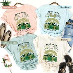 custom name animal kingdom shirts, disney family safari shirt, disney matching shirts, family 2023 shirt, disney shirts,