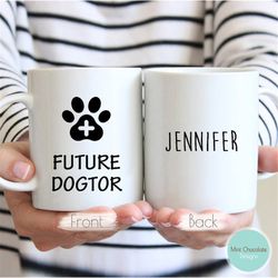 future dogtor 2 - veterinarian gift, future doctor, vet student gift, vet school gift, veterinarian, veterinarian gift,