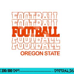 football oregon state in modern stacked lettering png, sublimation copy