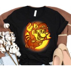 nintendo super mario halloween pumpkin t-shirt, super mario characters horror spooky halloween shirt, disneyland family