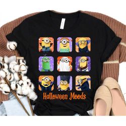 minions halloween moods shirt, minions halloween boo horror shirt, minions halloween shirt, disneyland family vacation s