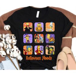 the simpson halloween moods shirt, simpsons treehouse of horror halloween shirt, disneyland family vacation shirt, magic