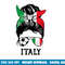 Italian Soccer Girl Mom Messy Bun Italy Flag Football Fan png, sublimation copy.jpg