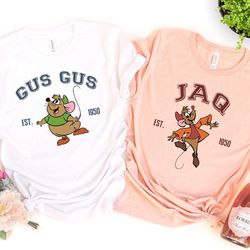jaq and gus gus shirt, cinderella mouse shirt, jaq and gus locksmith shirt, disney princess, disney couple shirts, funny