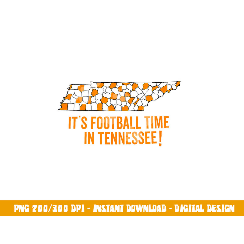 Its Football Time In Tennessee Fan Sports Loving Gift Shirt png, sublimation copy.jpg