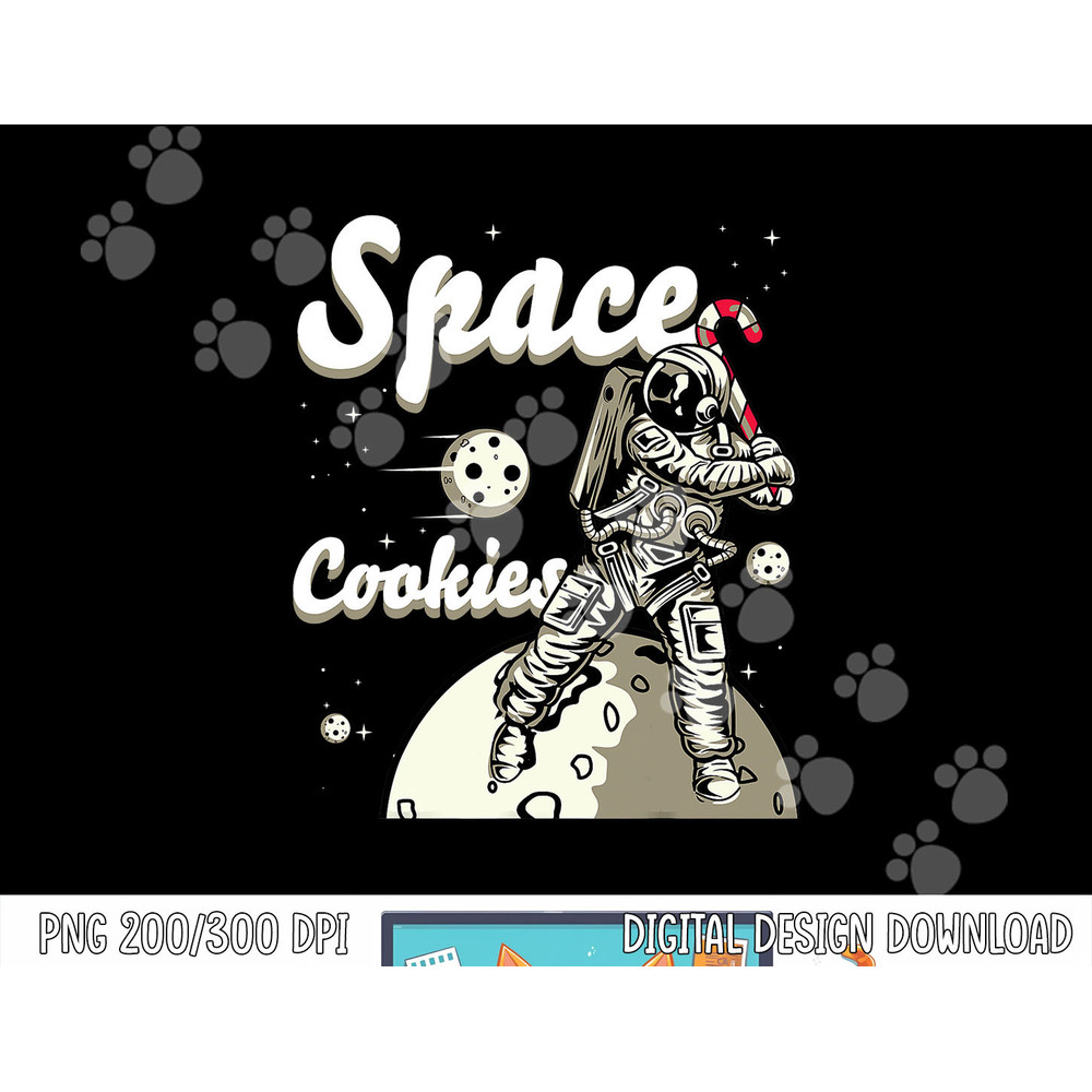 Space Cookies Xmas Weed png, sublimation - Christmas Marijuana Tee copy.jpg