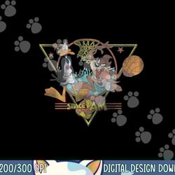 space jam classic taz and daffy vintage basketball logo t-shirt copy