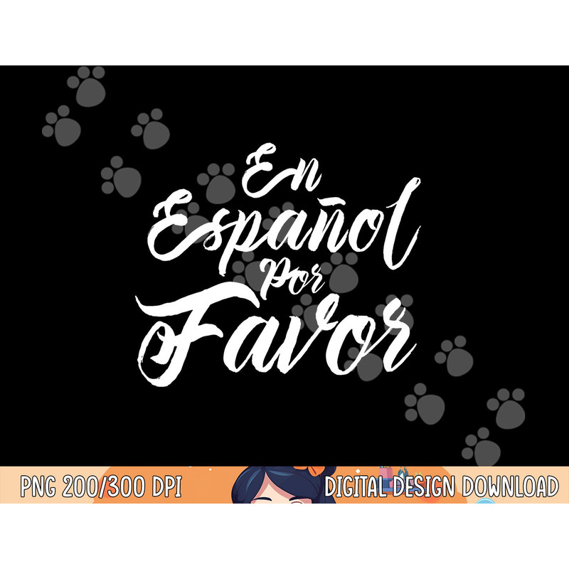 Spanish Teacher Gifts Maestra En Espanol Por Favor png, sublimation copy.jpg