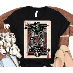 star wars darth vader king of spades graphic t-shirt, galaxy's edge trip,  disneyland galaxy's edge trip, star wars cele