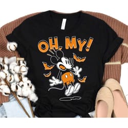 disney mickey and friends halloween mickey oh my! t-shirt, disneyland epcot halloween family vacation shirt, magic kingd