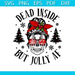 christmas skull mom svg, christmas svg, skull mom svg, dead inside svg
