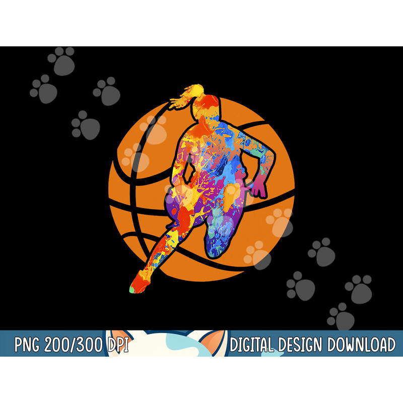 Sports Girls Basketball Player Basketball Graphic png, sublimation copy.jpg