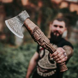 hand forged axe - warrior