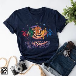 guardians of the galaxy squad shirt, retro guardians of the galaxy vol3 shirt,  disney group shirt, marvel shirt, rocket