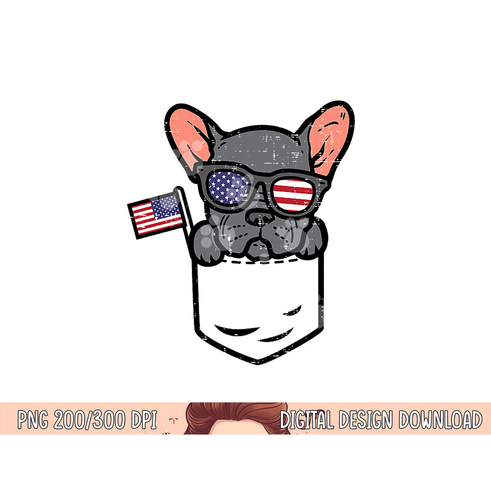 French Bulldog Pocket Frenchie American USA 4th Of July Dog png, sublimation copy.jpg