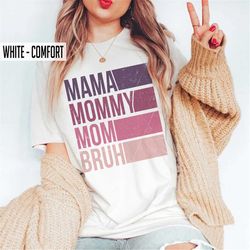 mama bruh comfort colors shirt, retro mama bruh shirt, mama shirt, boy mom shirt, mom shirt, mama shirt, mother's day sh