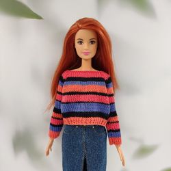 Barbie doll clothes sweater