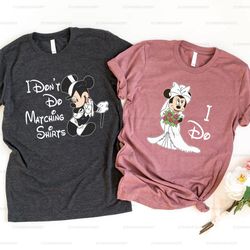 i don't do matching shirt, mickey minnie valentine shirt, disney couple shirt, couple matching shirt, mickey and minnie