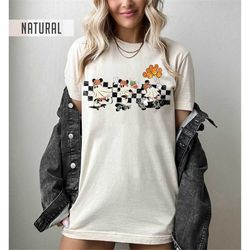 ghost skateboarding creep it real shirt, trick or treat, vintage ghost halloween shirt, witch shirt, retro fall shirt, f