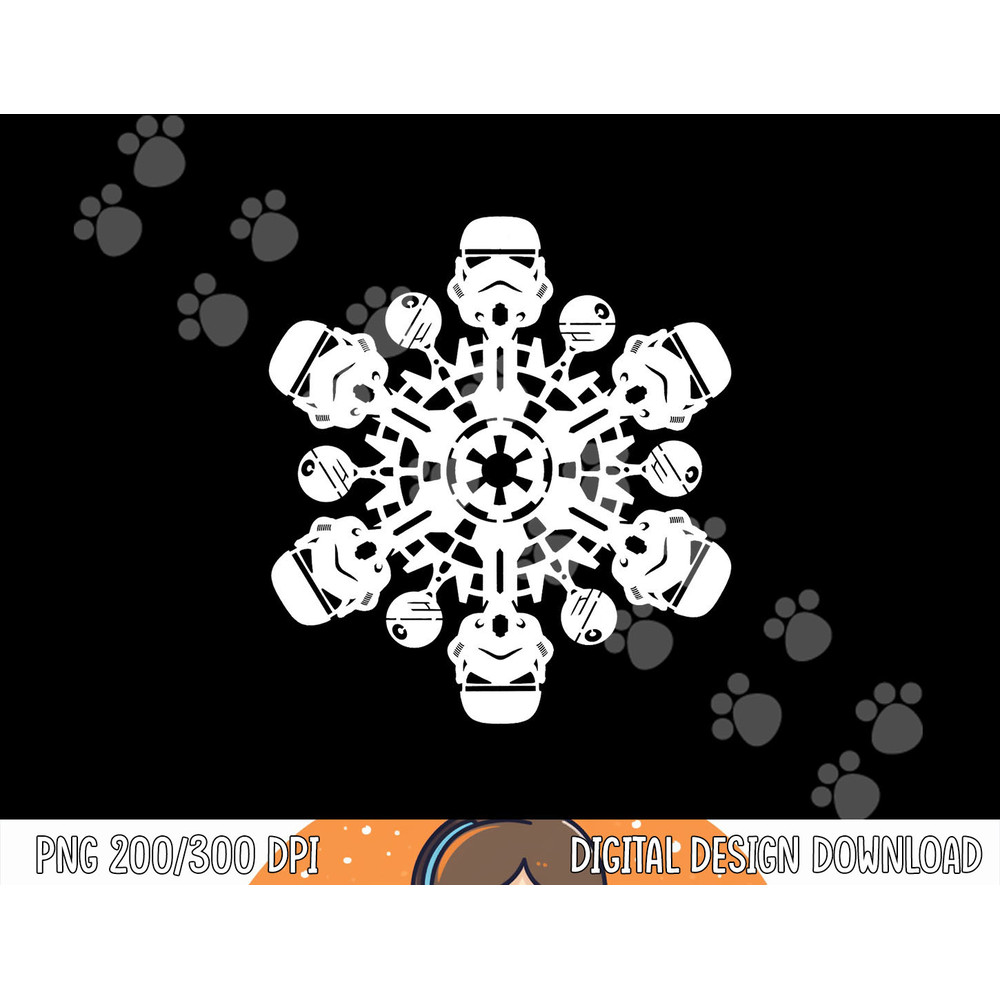 Star Wars Stormtrooper Christmas Snowflake Graphic png,sublimation png,sublimation copy.jpg