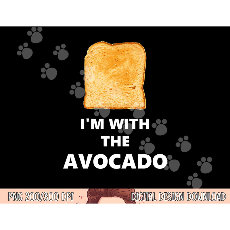 Fun I m with the Avocado Toast Halloween Costume png, sublimation copy.jpg