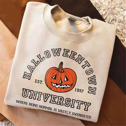 vintage halloweentown university shirt, halloweentown est 1997 sweatshirt, halloween pumpkin hoodie, fall comfort colors