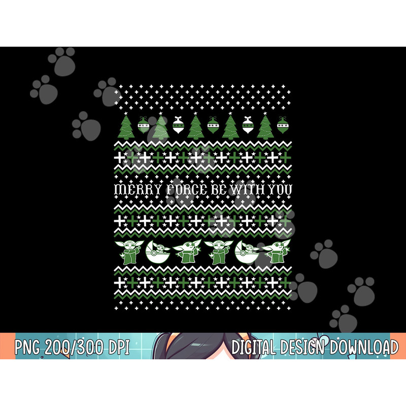 Star Wars The Mandalorian The Child Ugly Christmas Sweater png, sublimation.jpg
