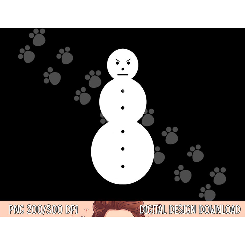 Funny Angry Snowman Shirt - The Jeezy Snowman png, sublimation copy.jpg