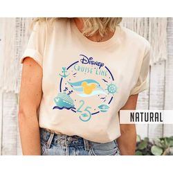 disney cruise line 25th anniversary shirt, mickey & friends, family cruise group shirt, matching disney cruise shirt, di