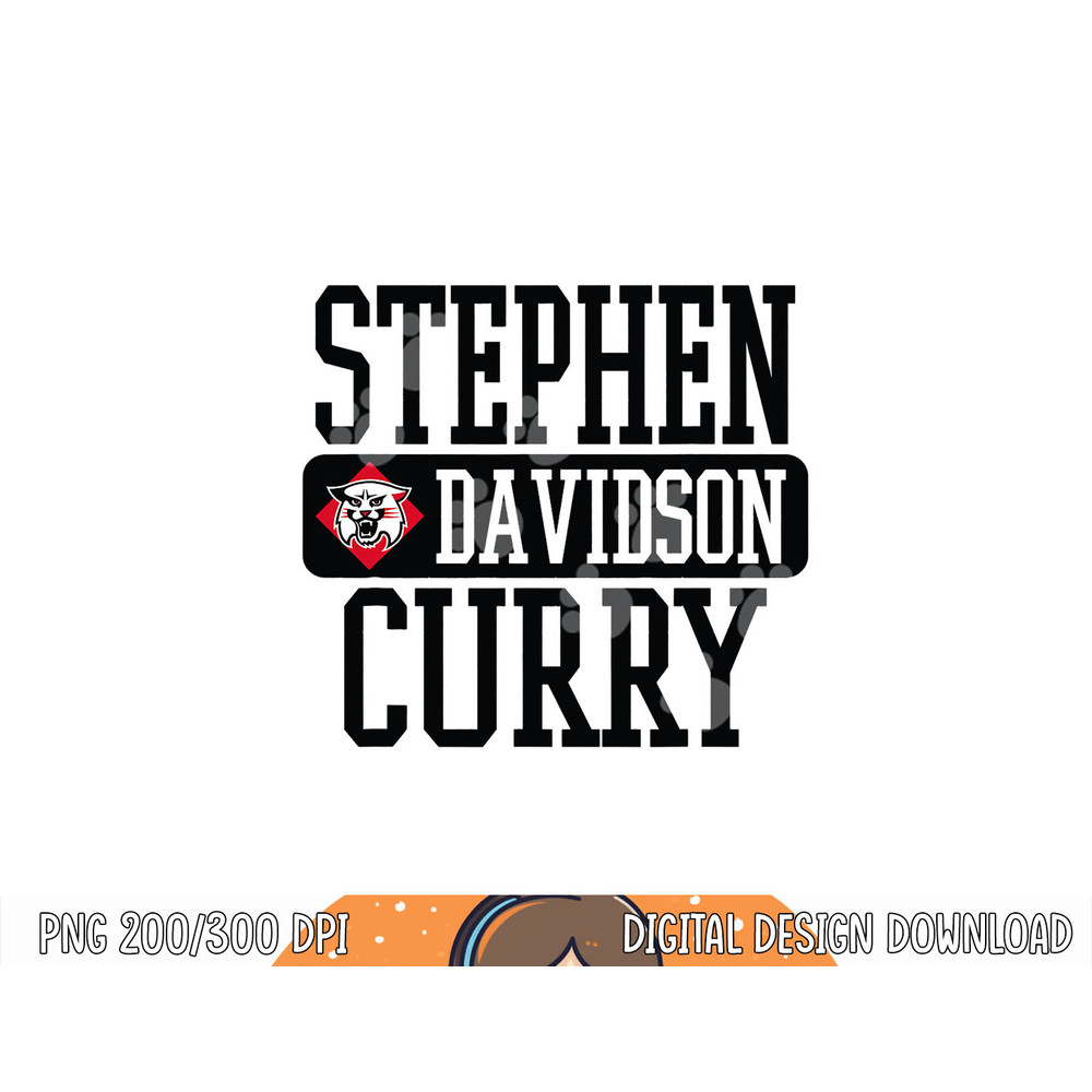 Stephen Curry Davidson Wildcats Basketball Hardcourt png, sublimation copy.jpg