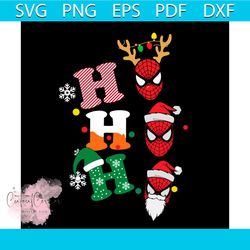 santa hohoho christmas svg, christmas svg, batman svg, cartoon svg, reindeer