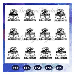 jurasskicked family bundle, jurassic park clipart, jurassic park logo, jurassic world, jurassic trip svg, jurassic famil