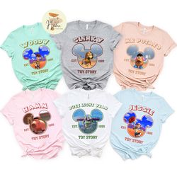 toy story matching shirts, toy story mickey ears, to infinity and beyond, woody , buzz lightyear, disney group shirts, d
