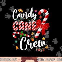 funny candy cane crew christmas sweet candy light lover png, sublimation copy
