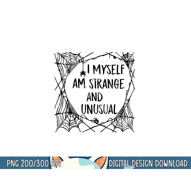 Strange and Unusual Spooky Spider Halloween 80s 90s Fans png, sublimation copy.jpg
