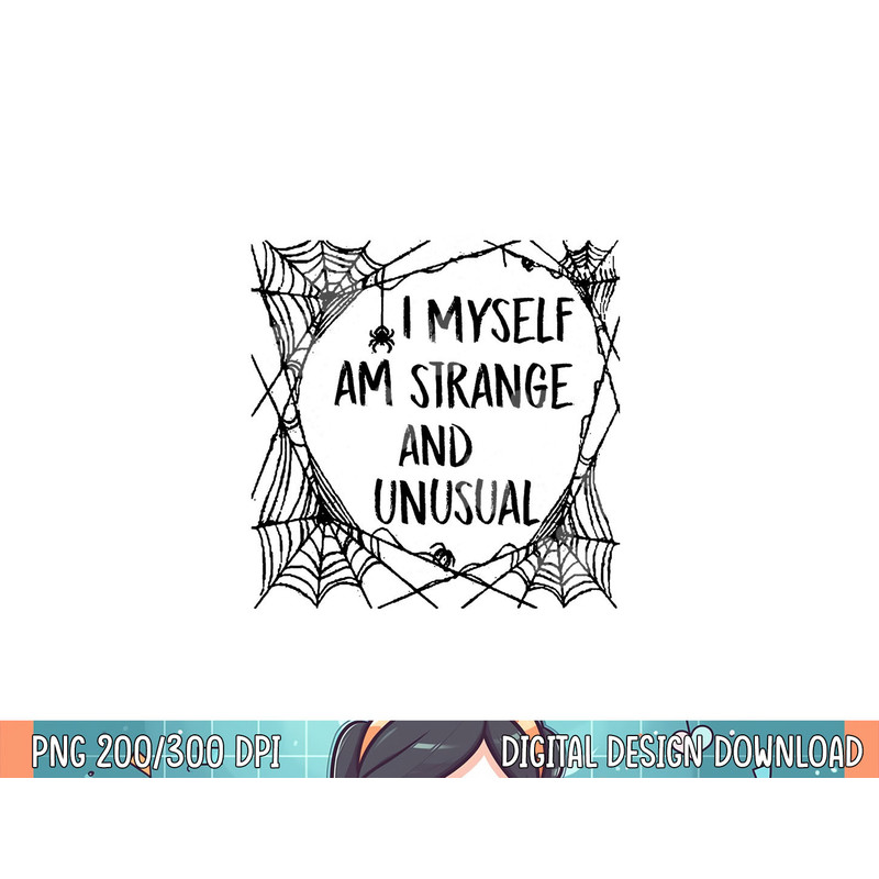 Strange and Unusual Spooky Spider Halloween 80s 90s Fans png, sublimation.jpg