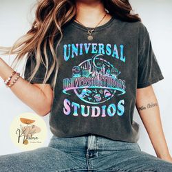 universal studios hologram shirt, retro universal studios shirt, universal studios family vacation shirts, universal stu