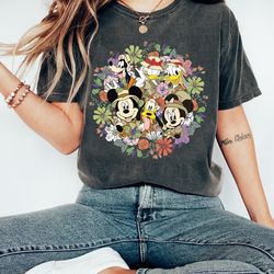 vintage disney animal kingdom shirt, disney safari, mickey minnie animal kingdom floral shirt, let's get wild, disney fl