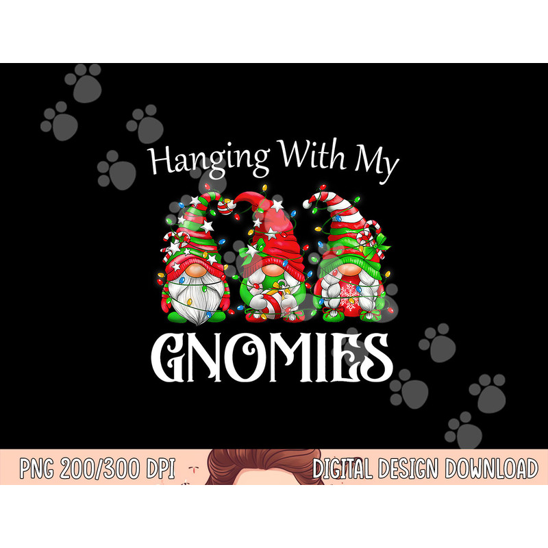 Funny Christmas Gnome Hanging With My Gnomies Family Pajamas png, sublimation copy.jpg