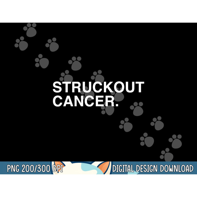 Struckout Cancer Awareness, Walk, Baseball For Men Women png, sublimation.jpg