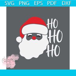 ho ho ho santa svg, christmas svg, santa svg, santa face svg, ho ho ho svg