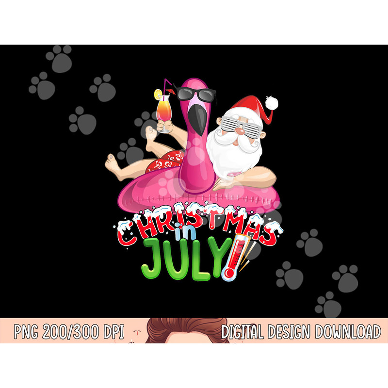 Funny Christmas In July Shirt Summer Flamingo Float Xmas png, sublimation copy.jpg